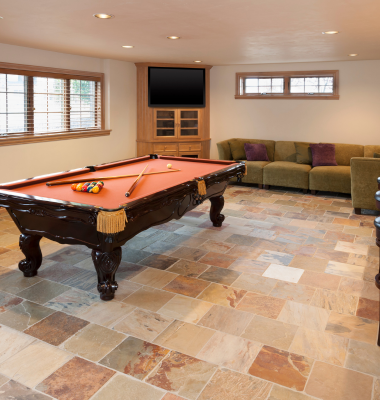 Basement to Entertainment Space